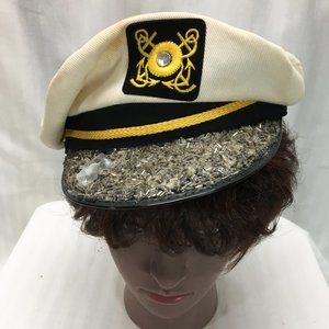 Black & White Captain Cap